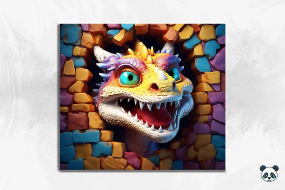 3D Dragon Cracked Hole Tumbler Wrap 36 Guide