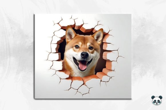 3D Shiba Inu Cracked Hole 2: A Sublimation Guide