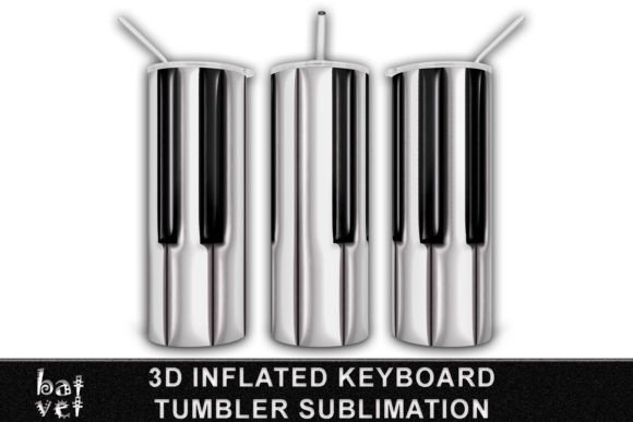 Bringing Music to Life: The Magic of Inflated Piano Tumbler Wrap Sublimation