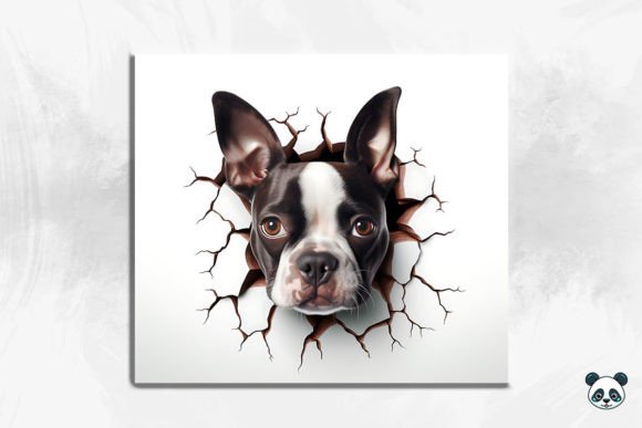 Elevating Custom Merchandise: The Impact of 3D Boston Terrier Cracked Hole 1 on Modern Sublimation Trends