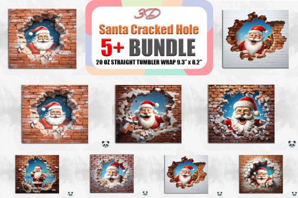 Evaluating the 3D Santa Cracked Hole Tumbler Bundle for Holiday Sublimation Projects