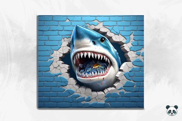 Evaluating the 3D Shark Cracked Hole Tumbler Wrap 15 for Sublimation Projects