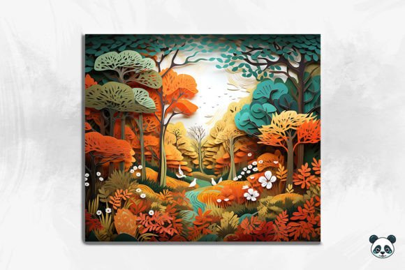 Exploring the 3D Tranquil Forest Scene Cracked Hole 14 Design