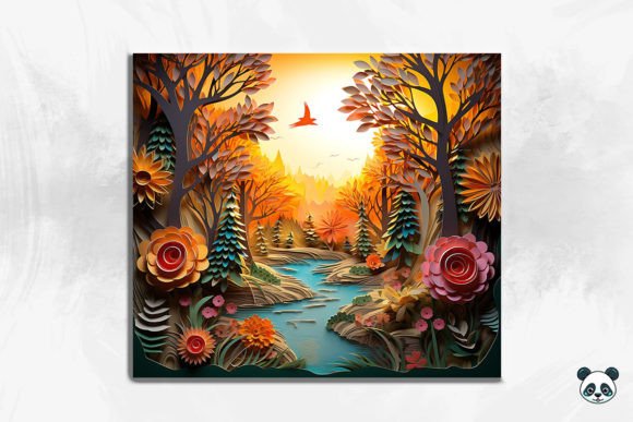 Strategic Implementation of the 3D Tranquil Forest Scene Cracked Hole 12 for Brand Differentiation