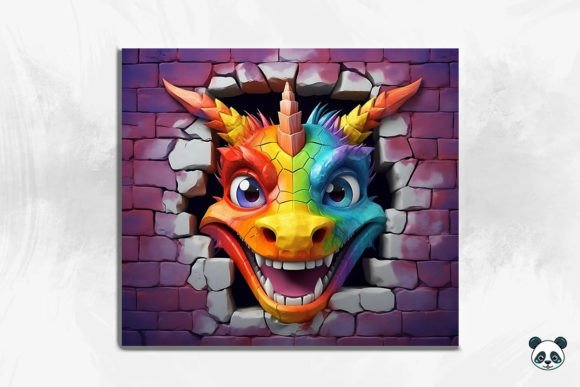 Unleashing Mythical Designs with the 3D Dragon Cracked Hole Tumbler Wrap