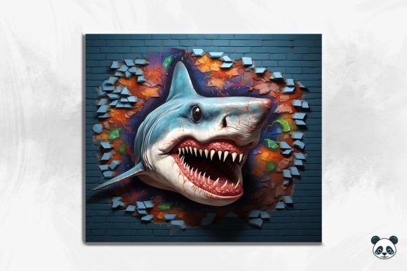 Unlocking Oceanic Depth: The Rise of 3D Shark Cracked Hole Tumbler Wrap 3 in Modern Sublimation
